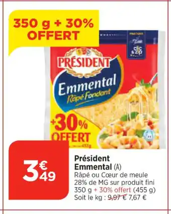 Maximarché Président Emmental offre
