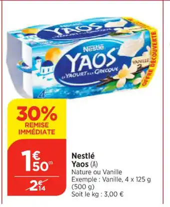Maximarché Nestlé Yaos offre