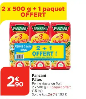 Maximarché Panzani Pâtes offre