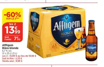 Maximarché Affligem Bière blonde offre