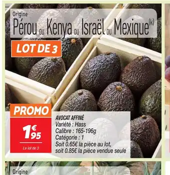 Netto AVOCAT AFFINÉ offre