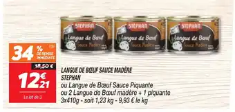 Netto LANGUE DE BOEUF SAUCE MADÈRE offre