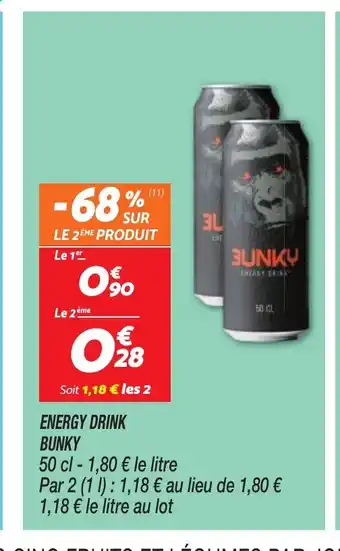 Netto ENERGY DRINK BUNKY offre