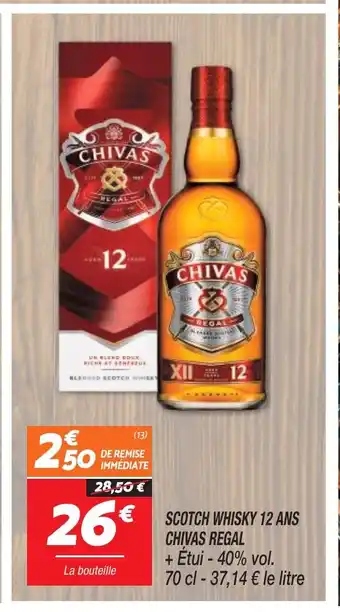 Netto SCOTCH WHISKY 12 ANS CHIVAS REGAL offre