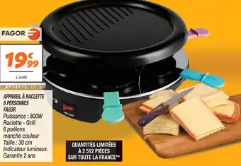 Netto APPAREIL À RACLETTE 6 PERSONNES offre