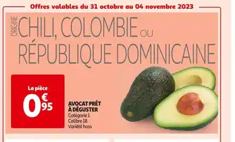 Auchan Supermarché AVOCAT PRÊT À DÉGUSTER offre