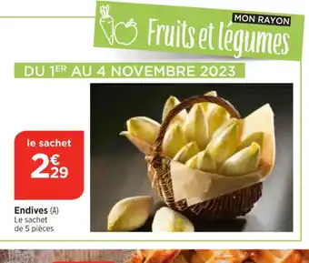 Maximarché Endives offre