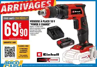VISSEUSE À PLACO 18 V "POWER X CHANGE