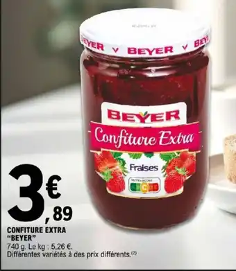 E.Leclerc CONFITURE EXTRA "BEYER offre