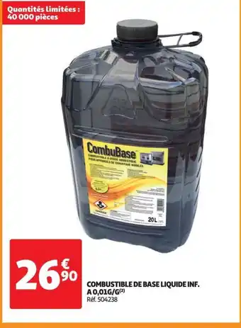 COMBUSTIBLE DE BASE LIQUIDE INF.