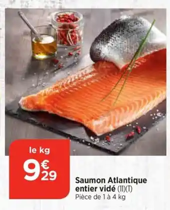 Bi1 Saumon Atlantique entier vidé offre