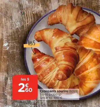 Bi1 Croissants sourire offre