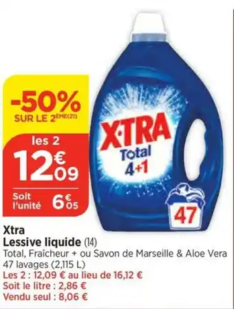 Bi1 Xtra Lessive liquide offre