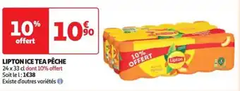 Auchan Supermarché LIPTON ICE TEA PÊCHE offre