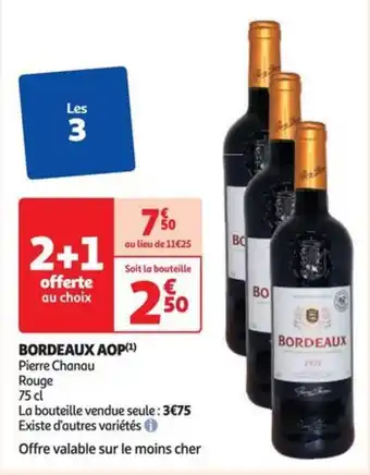 Auchan Supermarché BORDEAUX AOP(¹) offre