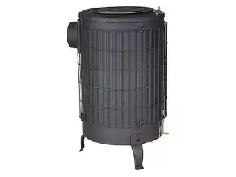 Bricorama Theca - poêle à bois turbo ligne économique avec grille noir 11,5kw ø sortie de buse 110mm offre