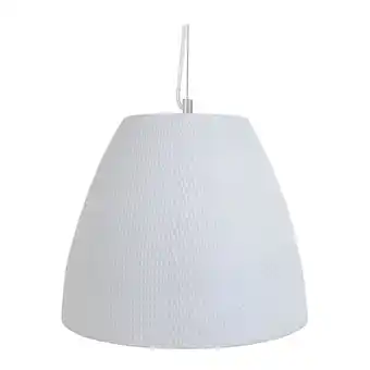Trofa - suspension dôme poterie blanc