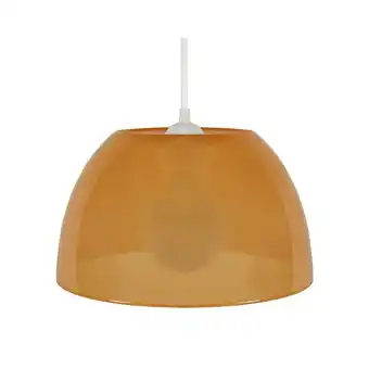 Bricorama Plexi - suspension dôme plastique ambre offre