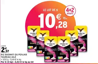 Intermarché Express RIZ BASMATI DU PENJAB TAUREAU AILÉ offre