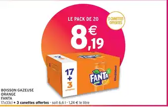 BOISSON GAZEUSE ORANGE FANTA