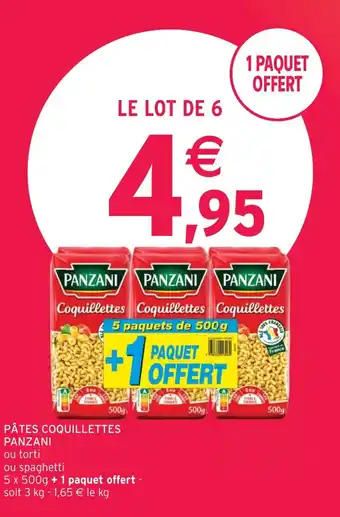Intermarché Hyper PÂTES COQUILLETTES PANZANI offre