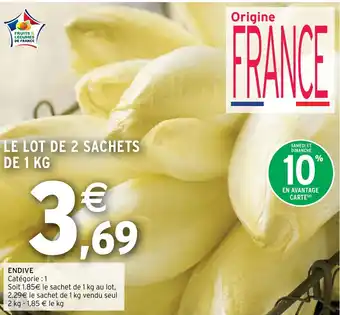 Intermarché Hyper ENDIVE offre