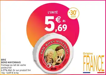 Intermarché Hyper BRIE BONS MAYENNAIS offre