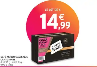 Intermarché Hyper CAFÉ MOULU CLASSIQUE CARTE NOIRE offre