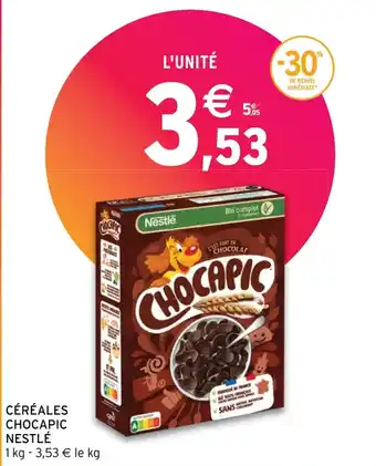 Intermarché Hyper CÉRÉALES CHOCAPIC NESTLÉ offre