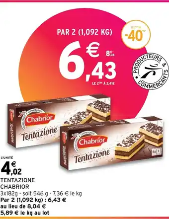 Intermarché Hyper TENTAZIONE CHABRIOR offre