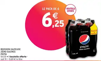 Intermarché Hyper BOISSON GAZEUSE ZÉRO SUCRES PEPSI offre