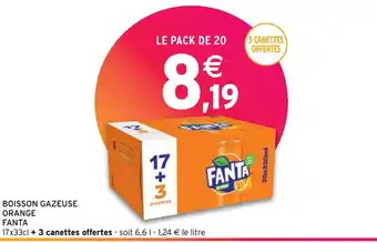 Intermarché Hyper BOISSON GAZEUSE ORANGE FANTA offre