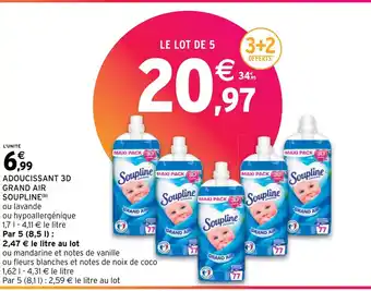 Intermarché Hyper ADOUCISSANT 3D GRAND AIR SOUPLINE offre