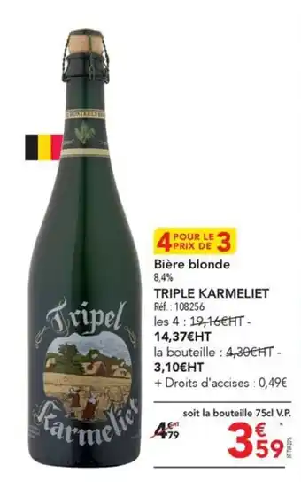 METRO Bière blonde offre