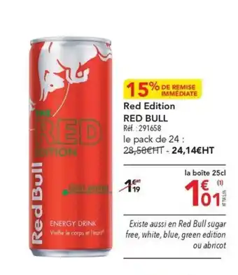 METRO Red Edition RED BULL offre