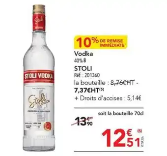 METRO Vodka offre