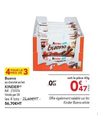 METRO Bueno Kinder offre