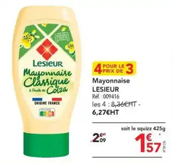 METRO Mayonnaise LESIEUR offre