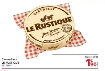 METRO Camembert LE RUSTIQUE offre