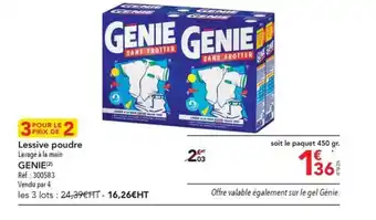 METRO Lessive poudre offre