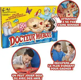 JouéClub Hasbro gaming docteur maboul de hasbro gaming pour enfant - jouet d'imitation offre