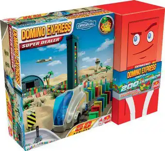 JouéClub Goliath domino express super dealer + 200 dominos de goliath offre