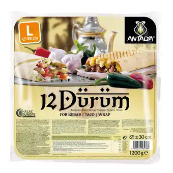 Durum tortillas de blé antalya