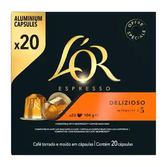 Monoprix Café capsules espresso delizioso l'or offre