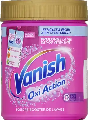 Monoprix Détachant oxi action poudre booster de lavage vanish offre