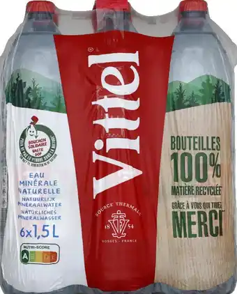 Monoprix Eau minérale naturelle vittel offre