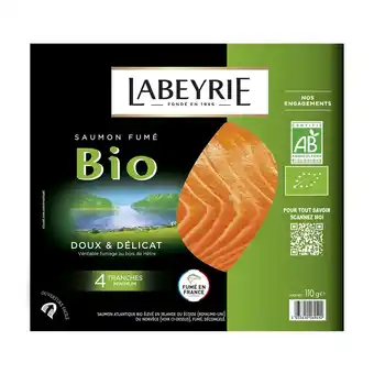 Monoprix Saumon atlantique bio fumé labeyrie offre