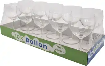 Super U 10 verres ballon offre