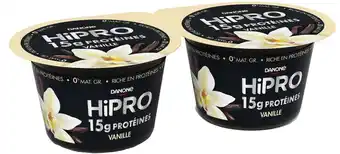 Monoprix Spécialité laitière protéinée hipro danone vanille offre