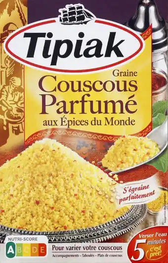 Monoprix Couscous parfumé tipiak aux épices du monde offre